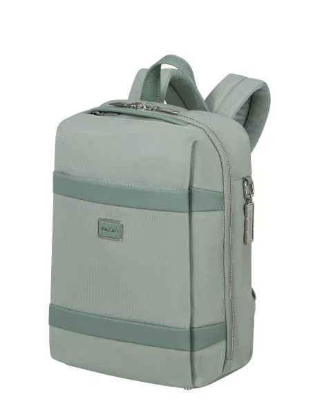 Кожаный повседневный рюкзак Samsonite зеленый