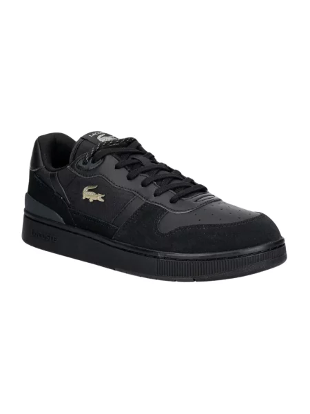 Sneakersy Lacoste skórzane czarne