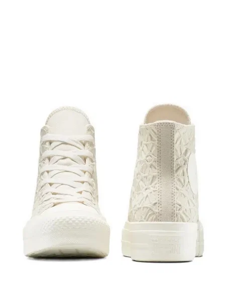 Sneakerși Converse Chuck 70 cu broderie cu platformă alergare alb