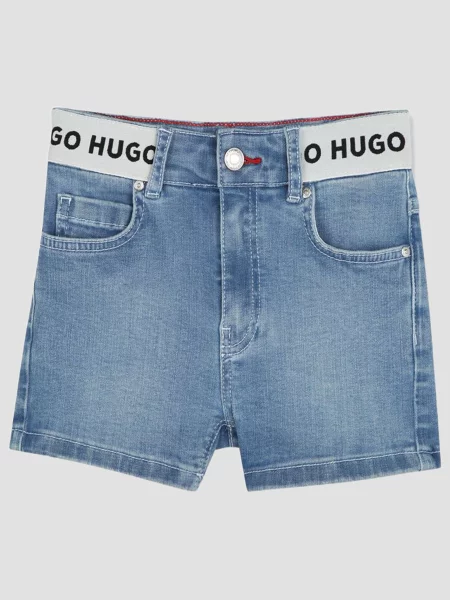 Детские шорты Hugo голубые