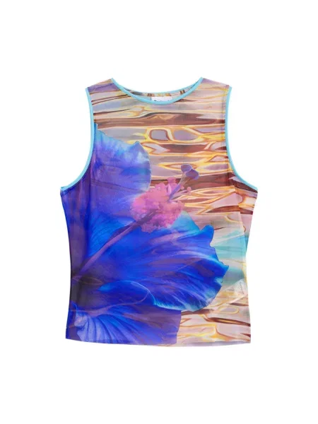 Desigual Top bleumarin / deschis / galben / roz albastru