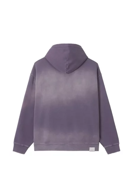 Hanorac cu glugă Izzue cu imagine violet