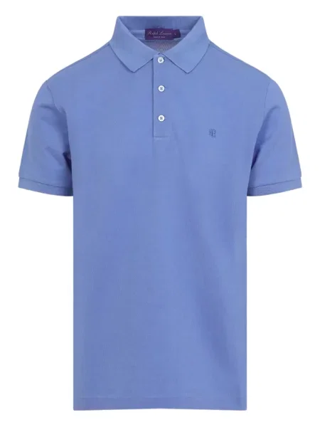 Polo Ralph Lauren Purple Label cu broderie albastru