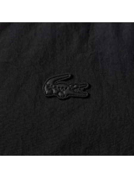 Lacoste Płaszcz O Luźnym Kroju Ze Stójką W Kolorze Czarnym czarny