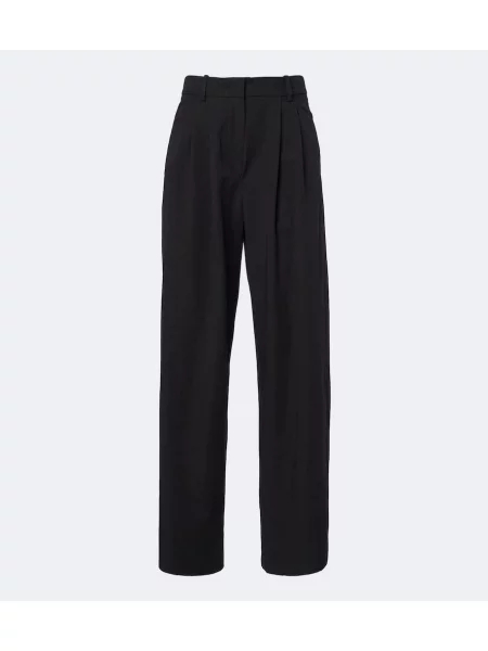 Pantaloni Isabel Marant de lână gri
