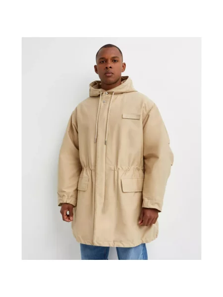 Ocieplana parka Jacquemus beżowa