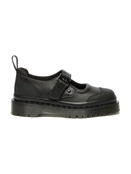 Кожени половинки обувки Dr. Martens Indica II Bex Tech Mary Jane с платформа черно