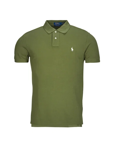 Polokošeľa Polo Ralph Lauren so sieťovinou khaki