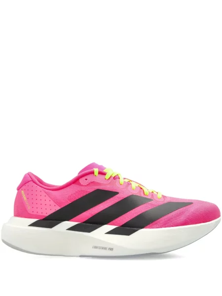 Sneakerși Adidas Adizero din piele de căprioară roz