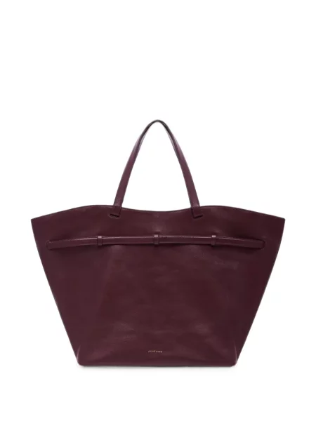 Geantă shopper Anine Bing din piele roșu