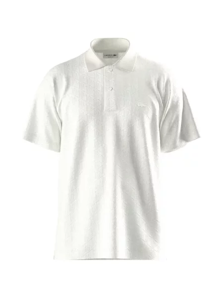 Scurt tricou polo Lacoste alb