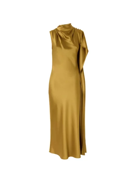 Rochie Pinko drapată verde