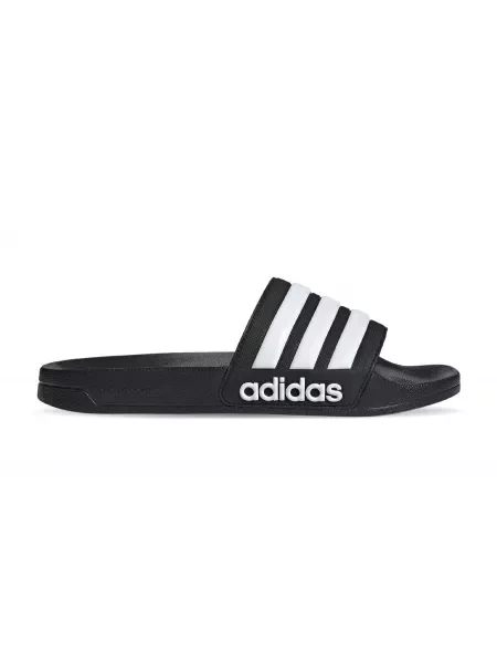 Klapki z detalami z logo model ‘ADILETTE SHOWER’ Adidas czarne