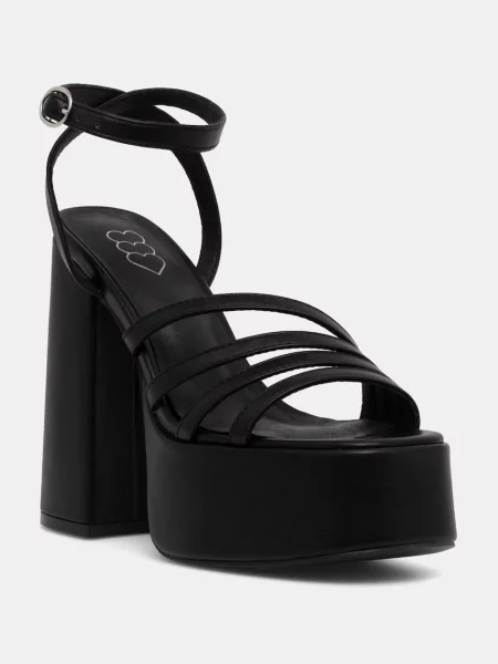 Koi Footwear sandale cu PLATFORM HEEL negru