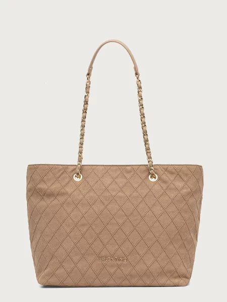 Valentino Bags geantă shopper pentru femei MAKENA bej