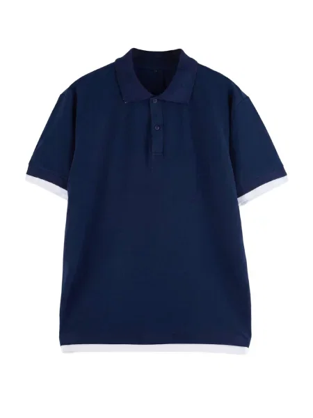 Trendyol Tricou albastru alb
