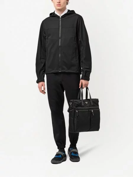 Geantă Prada cu autograf negru