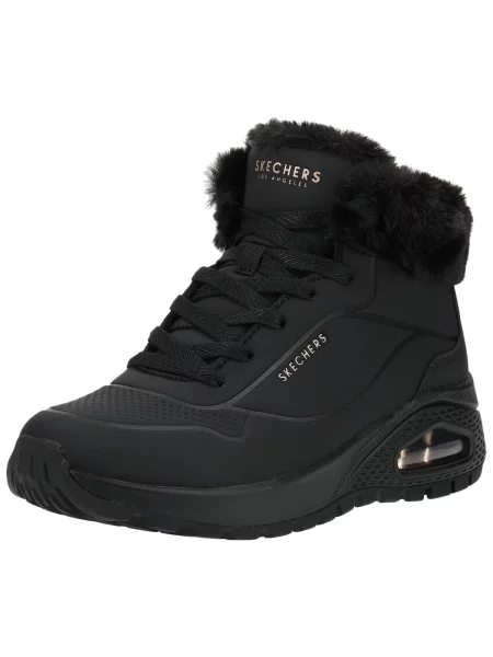 SKECHERS Šnurovacie členkové čižmy UNO RUGGED zlatá čierna