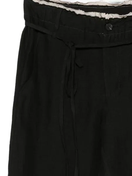 Cu centură pantaloni Post Archive Faction negru