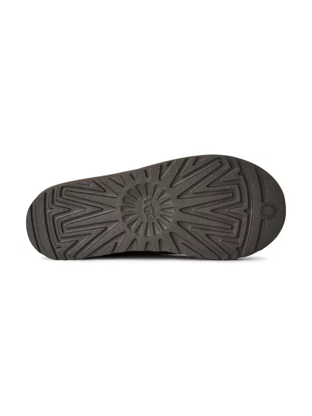 Замшевые тапочки Ugg серые