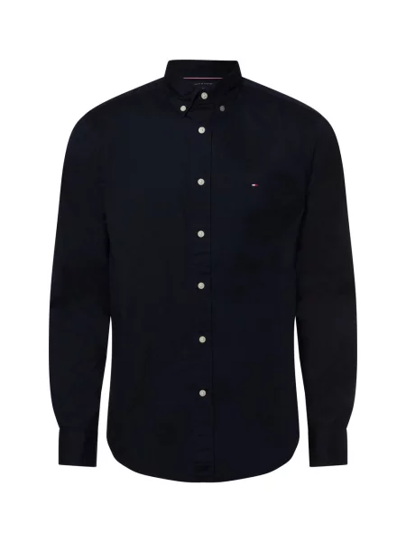 Tommy Hilfiger koszula casual Mężczyźni Regular Fit jednolity S niebieski