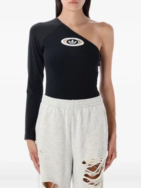 Prugasta majica Adidas s printom plava