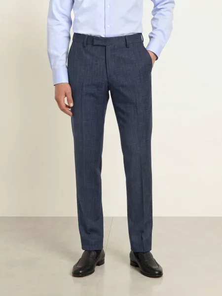 Boss Kalhoty Lenon Regular Fit dark blue modré
