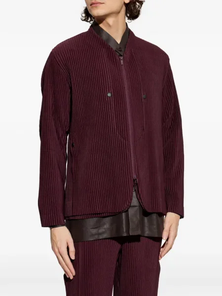 Bunda Homme Plissé Issey Miyake červená