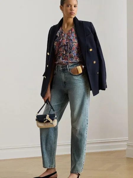 Блузка Lauren Ralph Lauren с рюшами