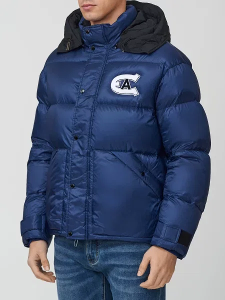 Пуховик Emporio Armani синій
