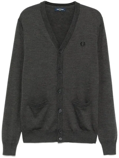 Kardigan Fred Perry klasyczny szary