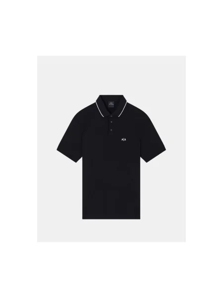 Armani Exchange Polokošeľa čierna