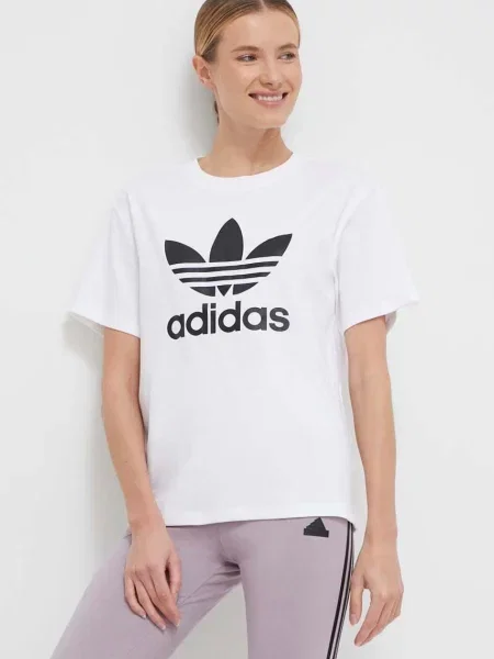 Тениска adidas Originals бежово