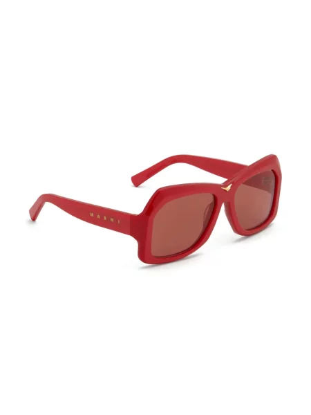 Saulės akiniai Marni Eyewear raudona