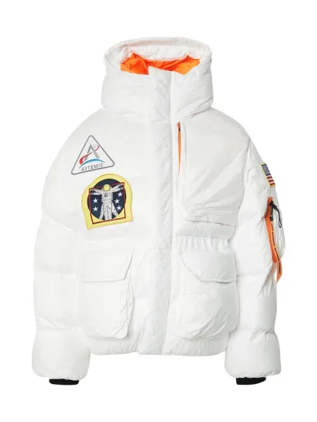 ALPHA INDUSTRIES Geacă de iarnă Nasa Artemis' alb