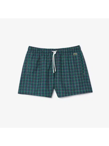 Lacoste Kąpielówki granatowe