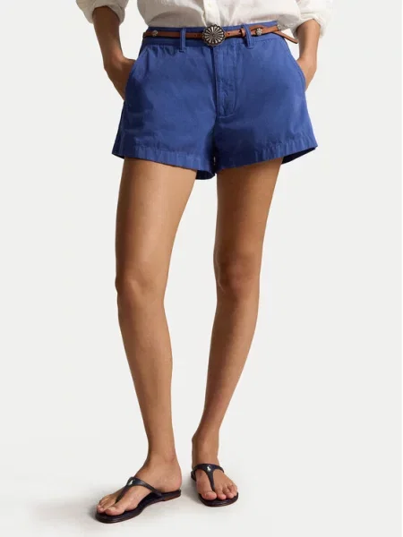 Polo Ralph Lauren Шорти з тканини Голубий Straight Fit