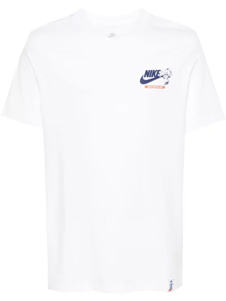 Sneakerși Nike Dunk cu broderie alb