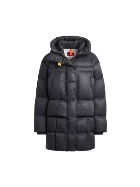 Kurtka puchowa Parajumpers z kapturem niebieska