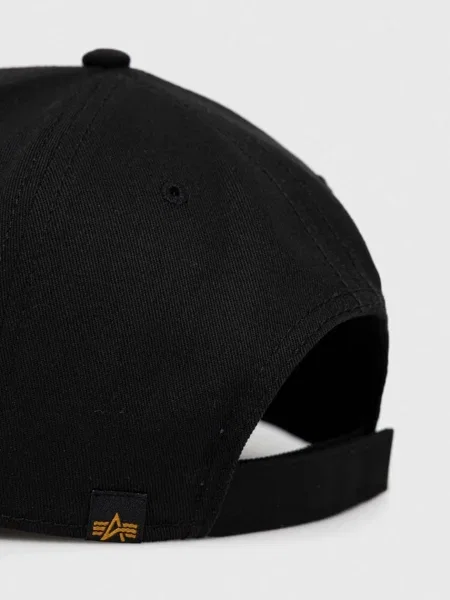 Baseball sapka Alpha Industries Vlc Black 03 fekete