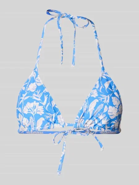 Trójkątny top bikini Jake*s Casual niebieski