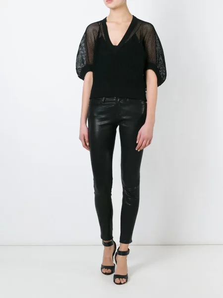 Pulover Givenchy plasă de plasă negru