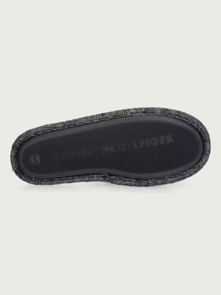 Tommy Hilfiger пантофи мъжки HERRINGBONE HOUSE SHOE сиво