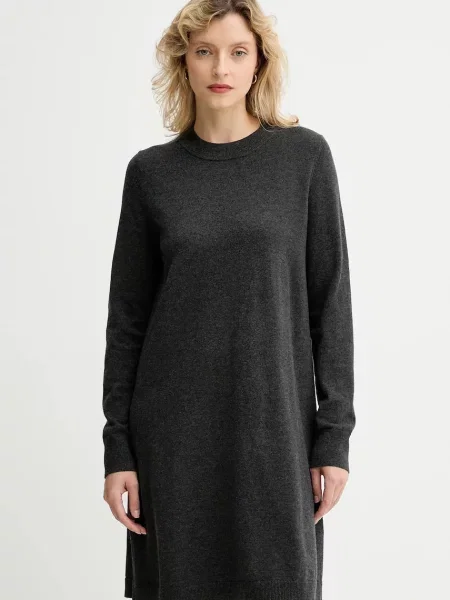 Marc O'Polo sukienka mini prosta szary