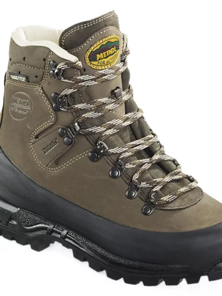 Botine Meindl cu șireturi din dantelă maro