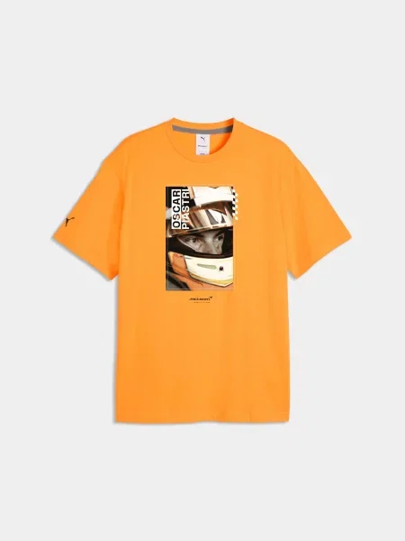 Жіноча Футболка PUMA Mclaren Driver Tee Piastri комбінований верх помаранчевий