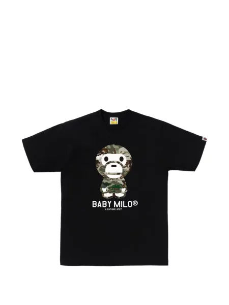 Gyerek póló A Bathing Ape® fekete