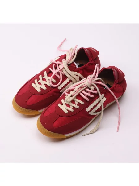 Sneakersy Puraai z logo czerwone