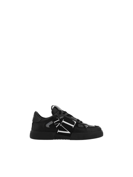 Sneakersy Valentino Garavani skórzane z logo czarne