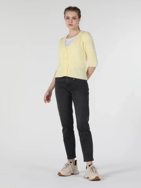 Кофти та светри Colin’s комбінований верх жовтий